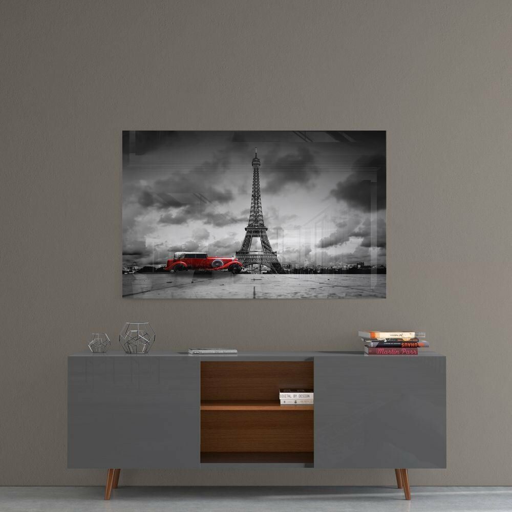 Eyfel Kulesi Cam Tablo