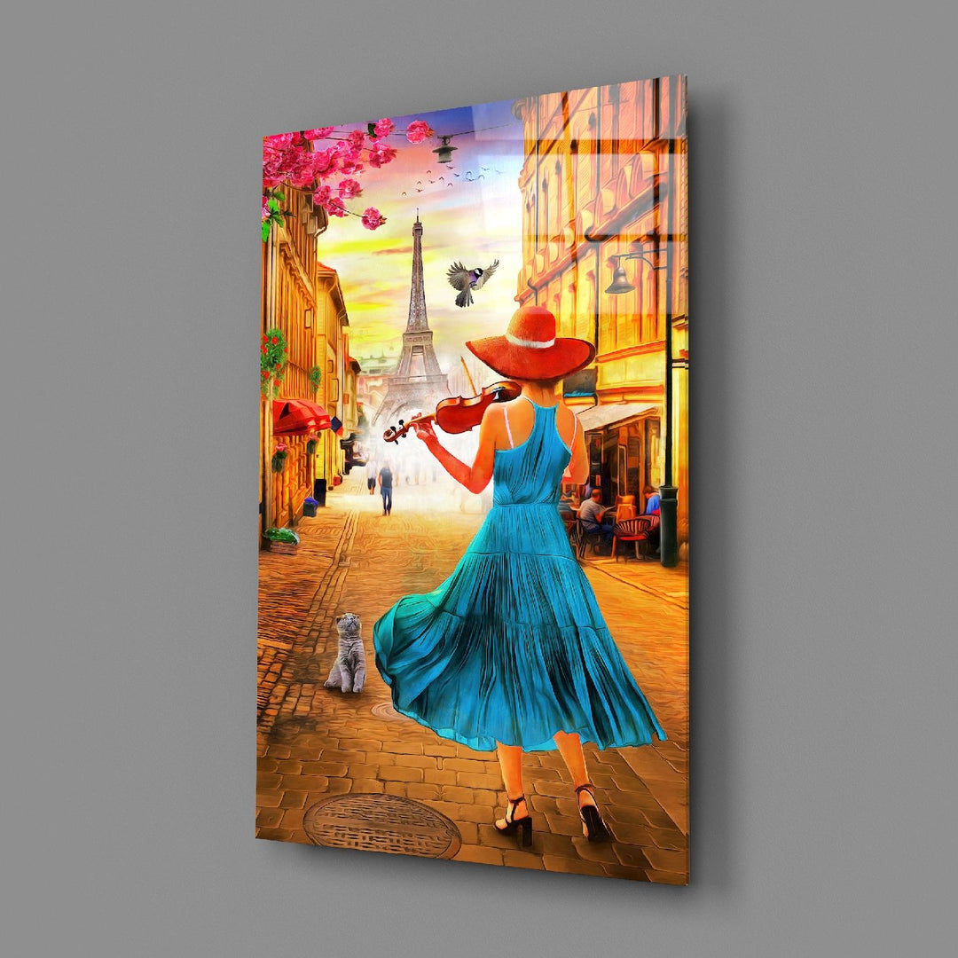 Eyfel Ve Müzik Cam Tablo