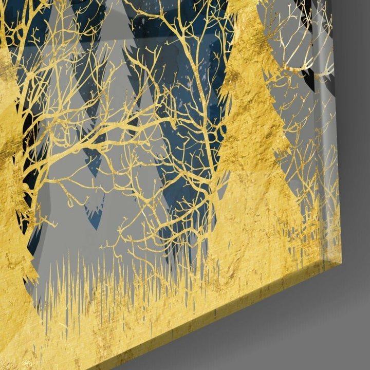 Gecenin Renkleri Cam Tablo