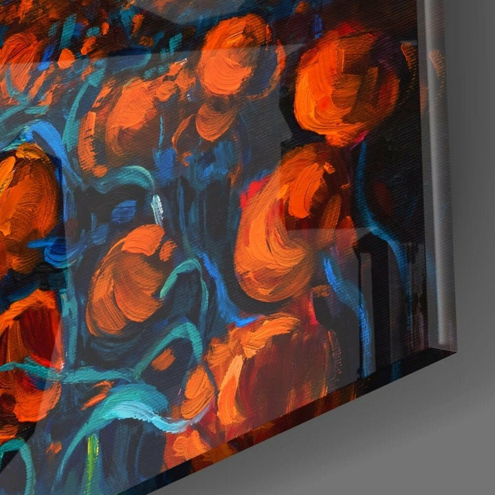 Gelincik Tarlası Cam Tablo