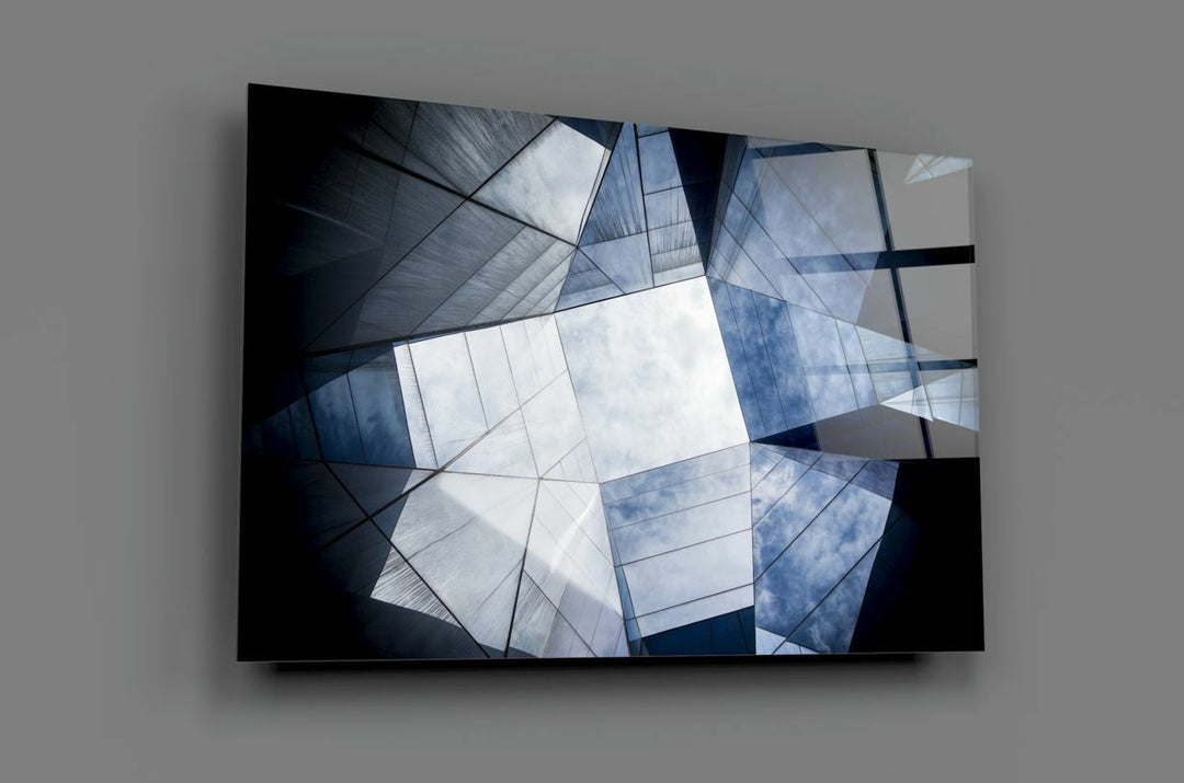 Geometrik Mimari Cam Tablo