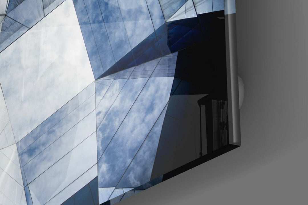 Geometrik Mimari Cam Tablo