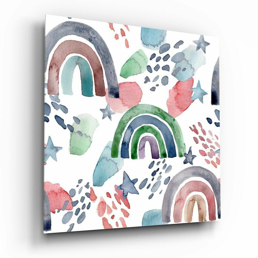 Gökkuşağı Cam Tablo