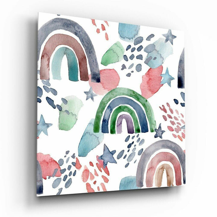 Gökkuşağı Cam Tablo