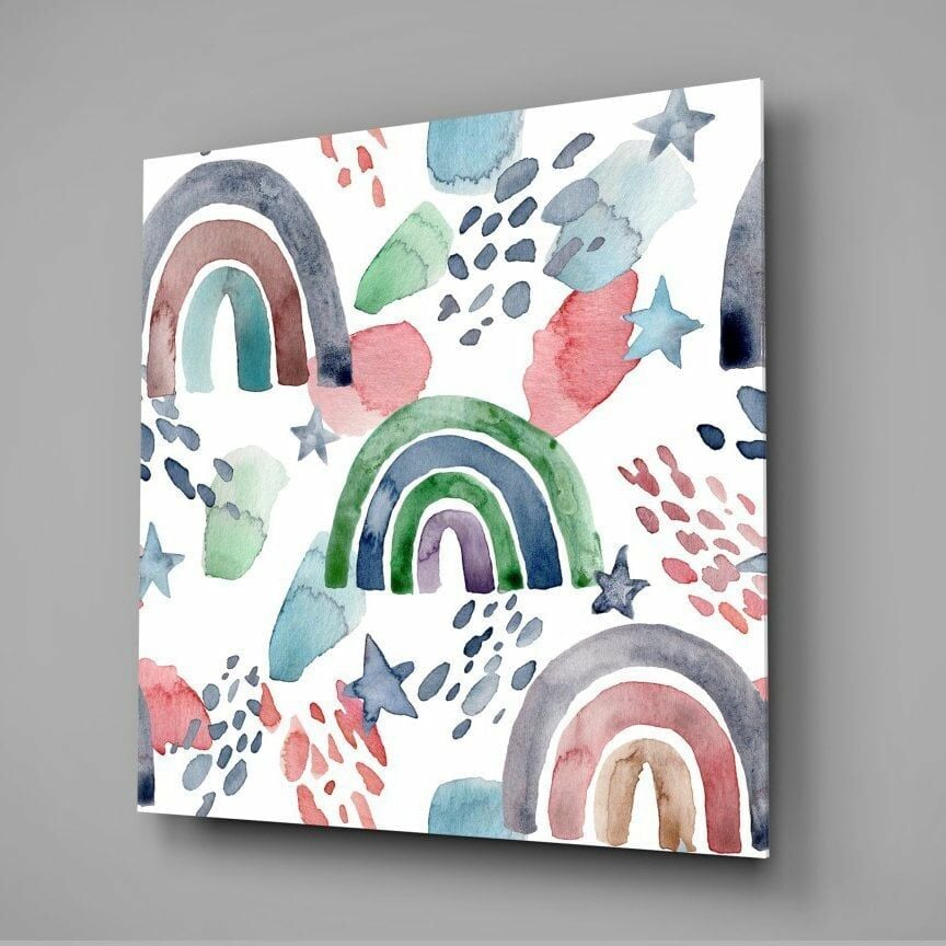 Gökkuşağı Cam Tablo