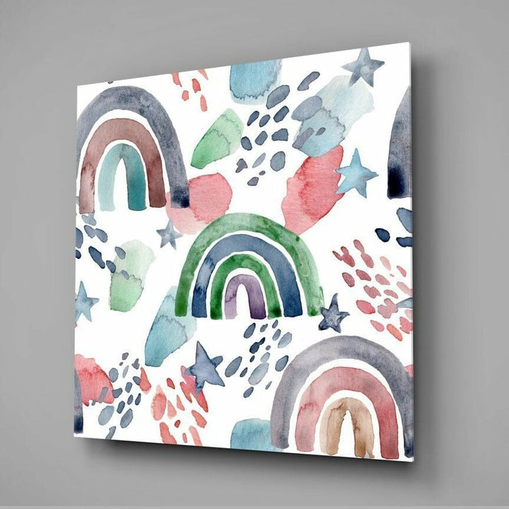 Gökkuşağı Cam Tablo