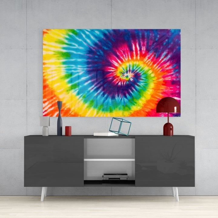 Gökkuşağı Mozaik Cam Tablo