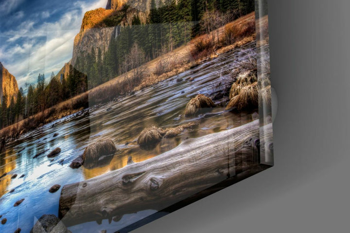 Göl Kenarı Cam Tablo No:1005