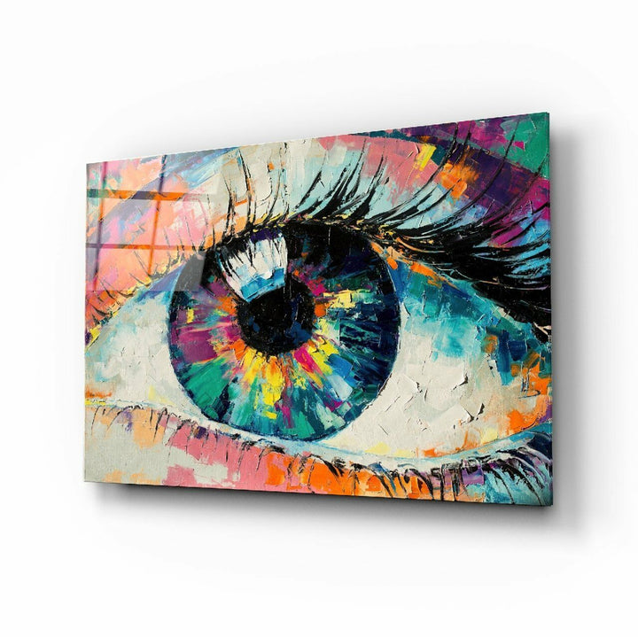Göz Bebeği Cam Tablo