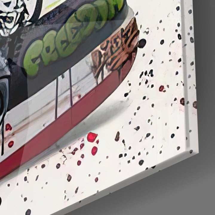 Gratifi Ayakkabı Cam Tablo