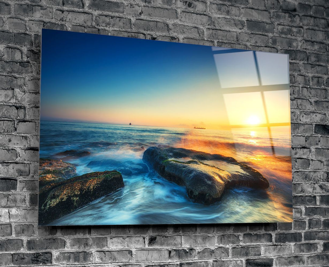 Gün Batımı Cam Tablo No:1006