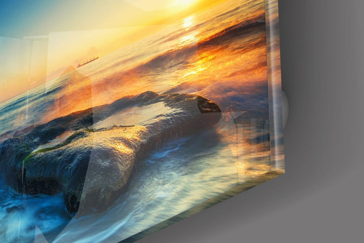 Gün Batımı Cam Tablo No:1006