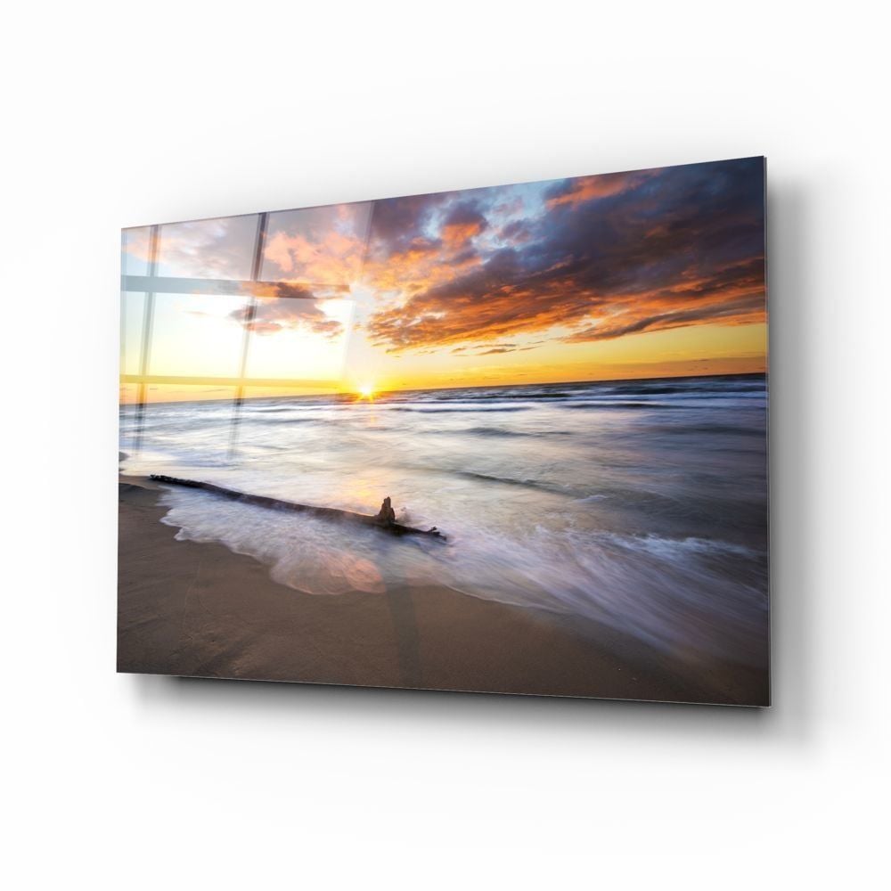 Gün Batımı Cam Tablo No:1119