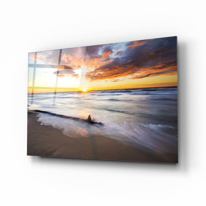 Gün Batımı Cam Tablo No:1119