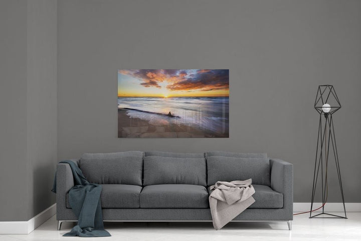 Gün Batımı Cam Tablo No:1119