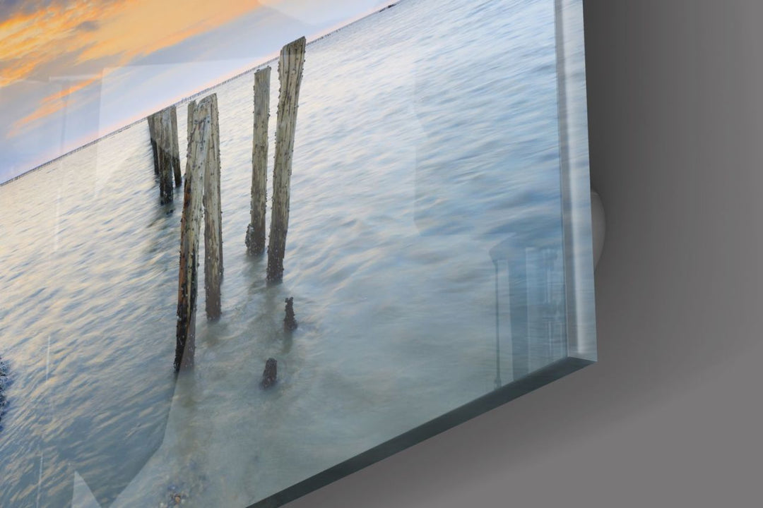 Gün Batımı Cam Tablo No:1166