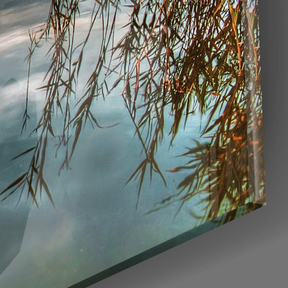 Günbatımı Cam Tablo