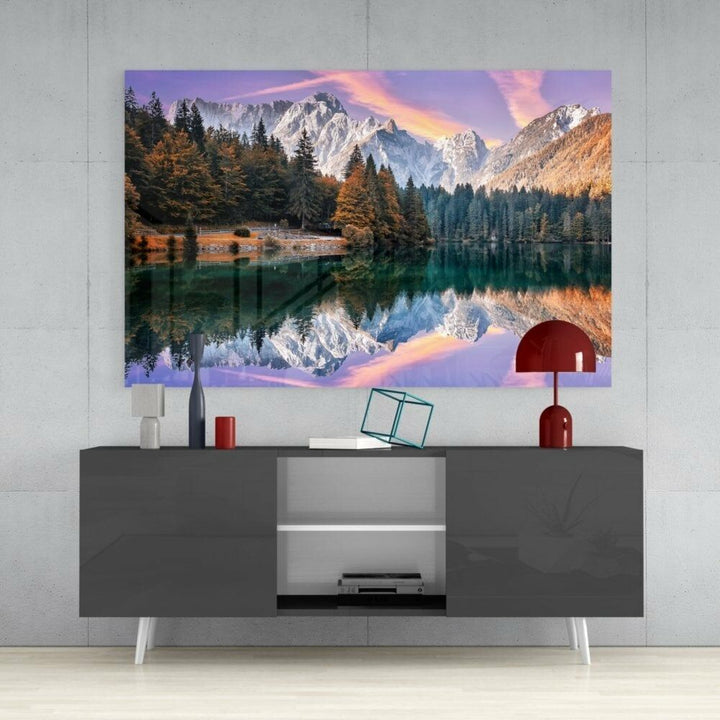 Harika Göl Cam Tablo