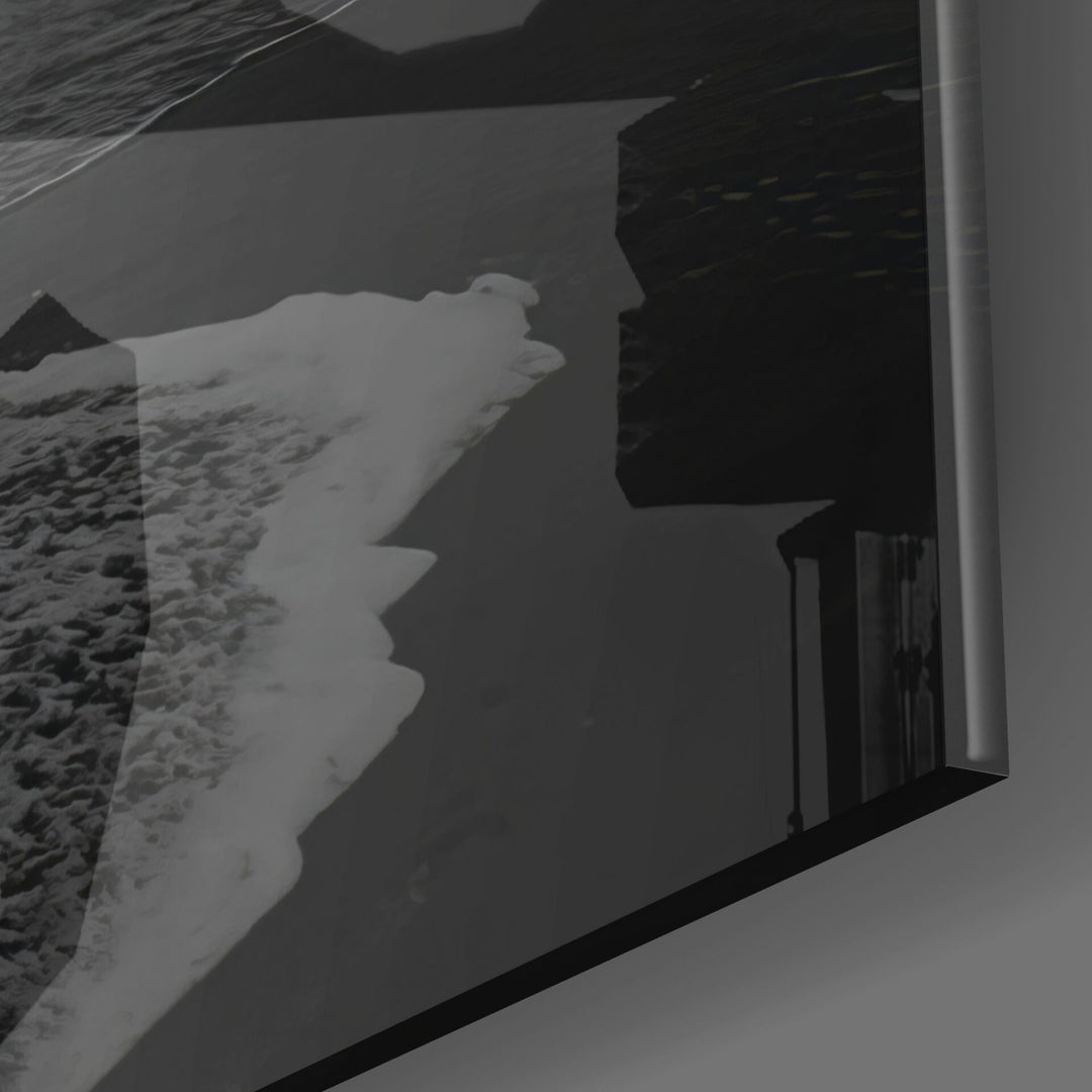 Hayat Konfor Alanının Sonunda Başlar Cam Tablo