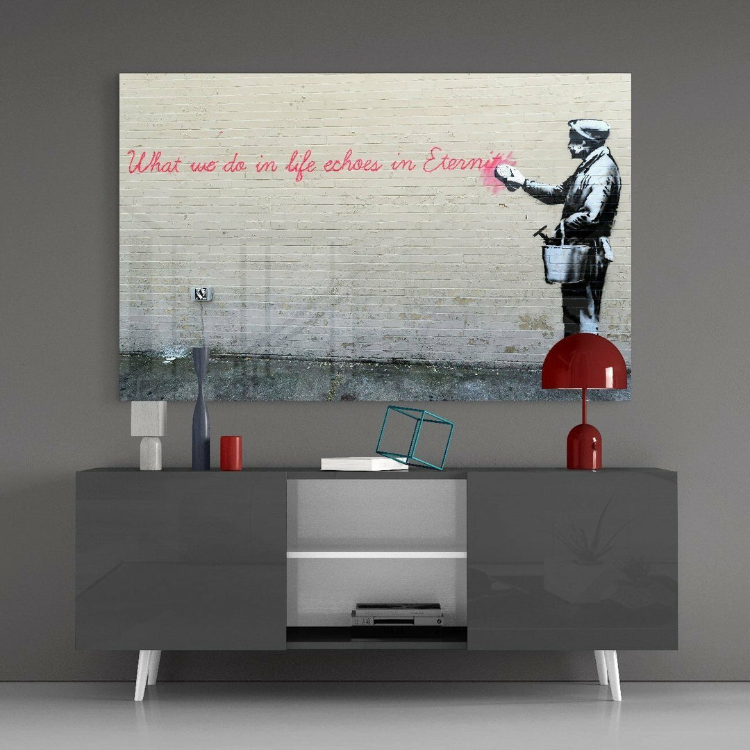 Hayatta Yaptıklarımız Cam Tablo