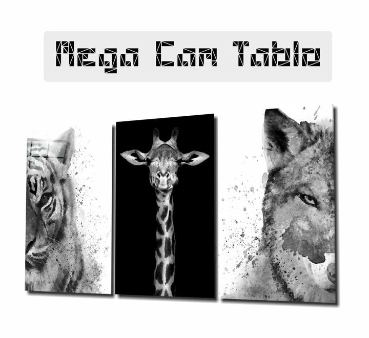Hayvanlar Mega Cam Tablo