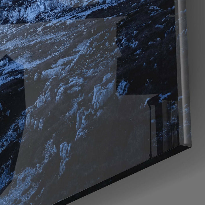 Heybetli Dağlar Cam Tablo