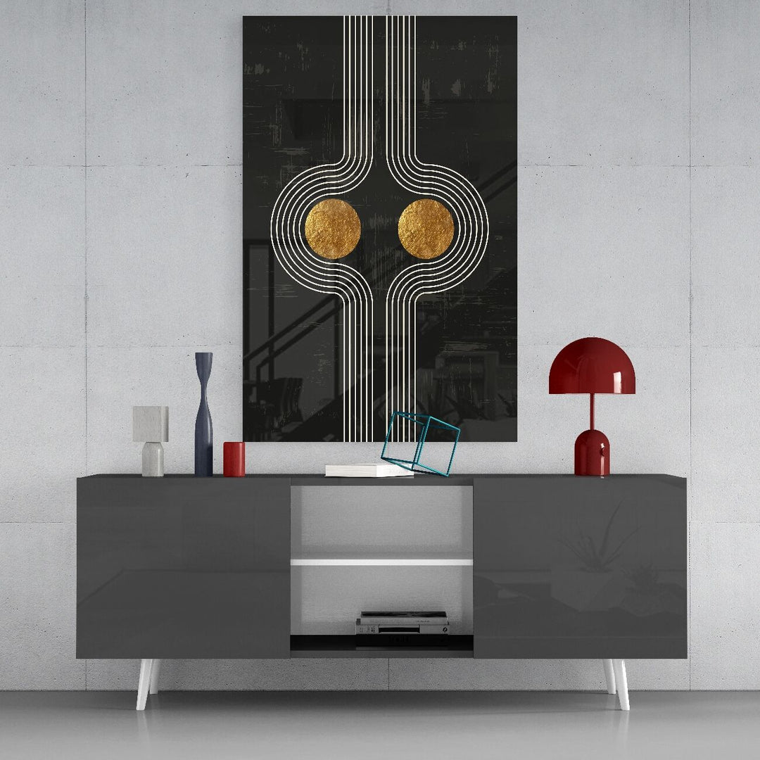 İki Nokta Cam Tablo