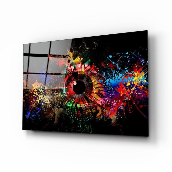 İllüstrasyon Göz Cam Tablo