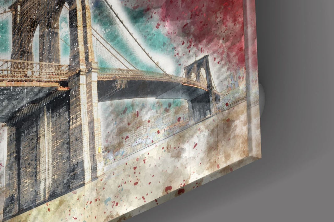 İllüstrasyon Köprü Cam Tablo