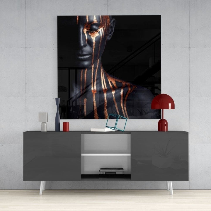 Kadın Cam Tablo No:4074