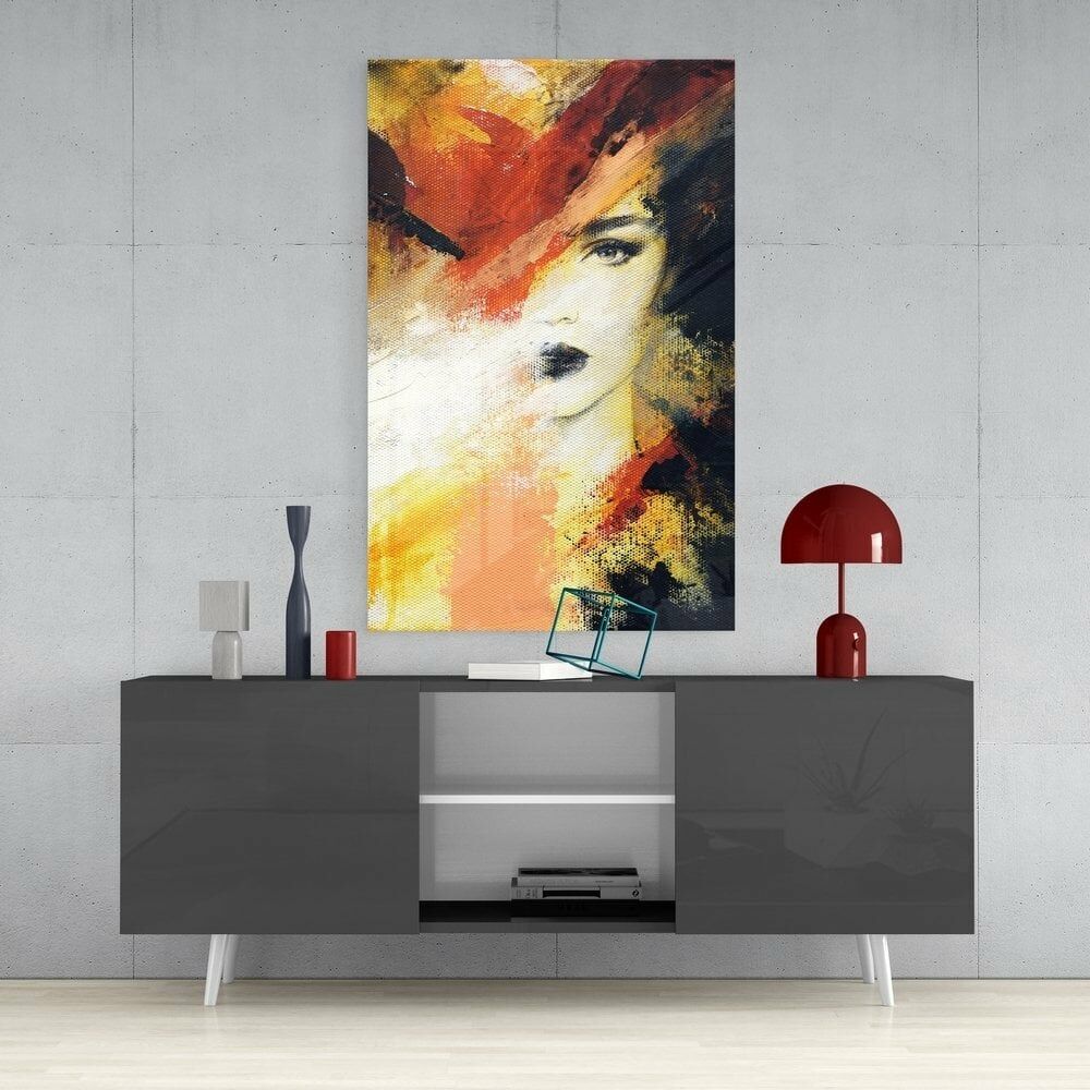 Kadın Cam Tablo No:4085