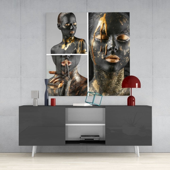 Kadın Cam Tablo No:4092