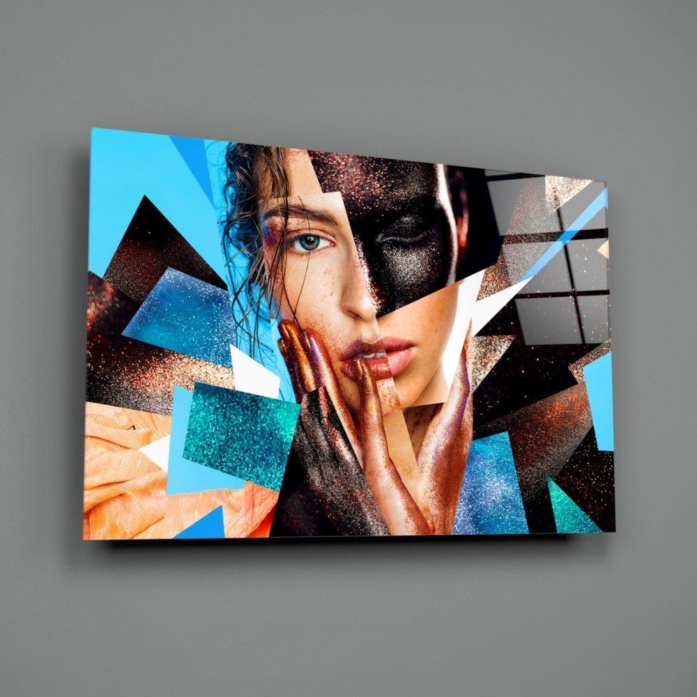 Kadın Cam Tablo No:7013