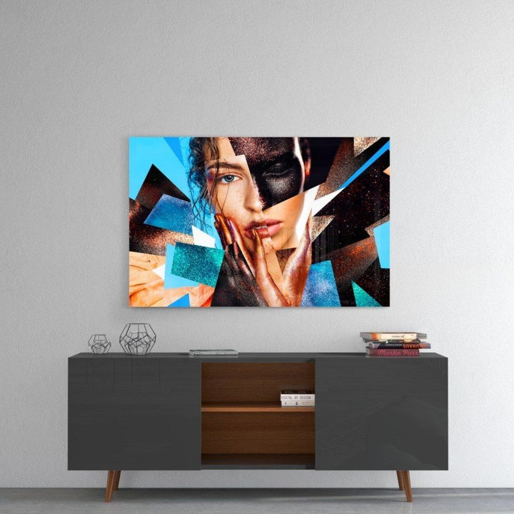 Kadın Cam Tablo No:7013