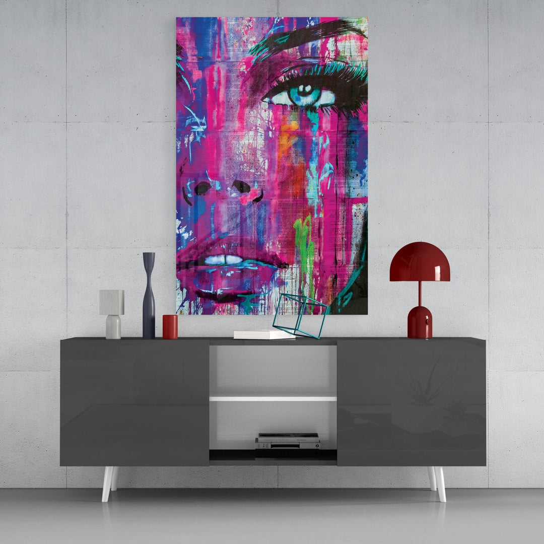 Kadın Gözü Cam Tablo