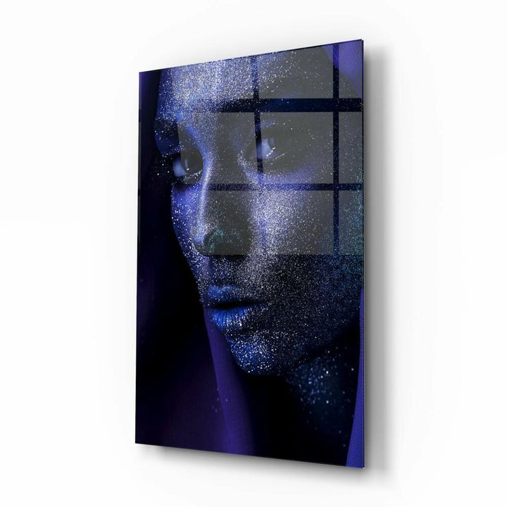 Kadın Portre Cam Tablo No:1171