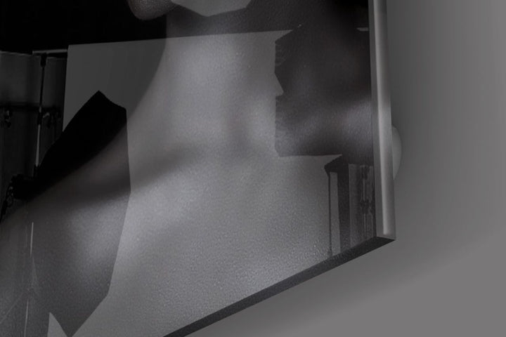 Kadın Portre Cam Tablo No:1183