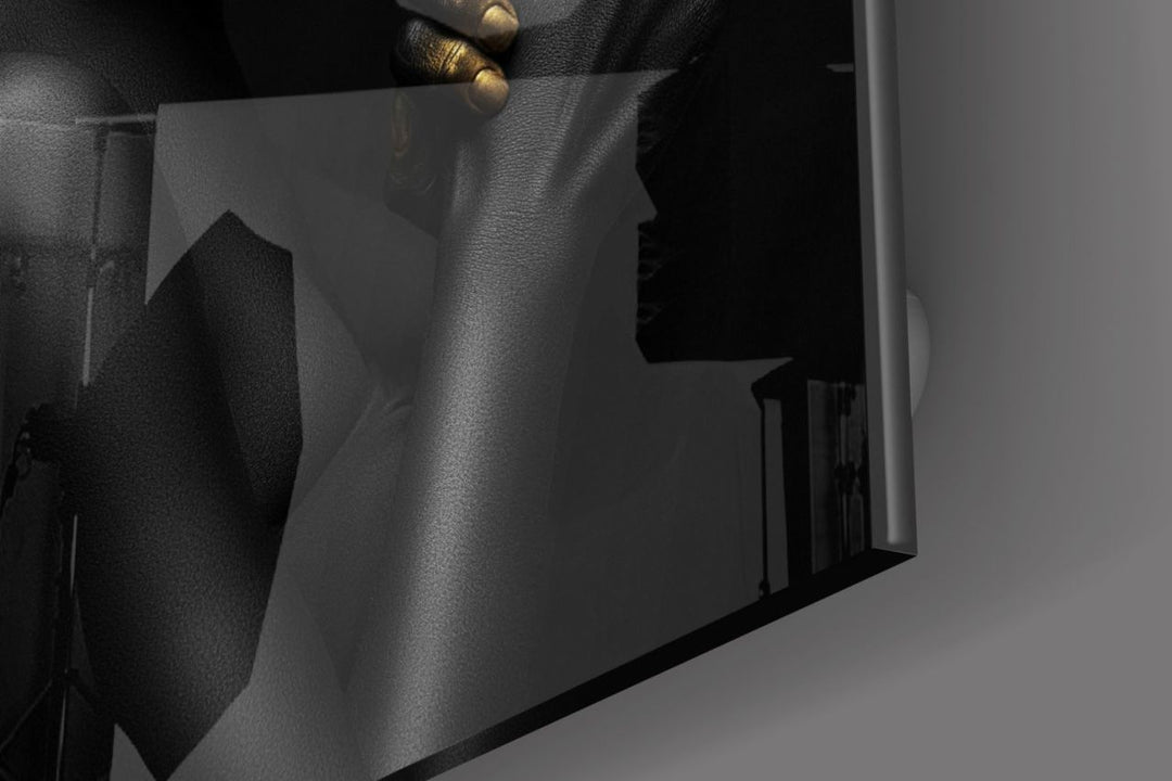 Kadın Portre Cam Tablo No:1204