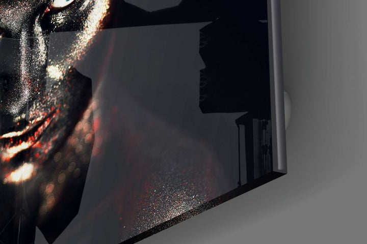 Kadın Portre Cam Tablo No:1210