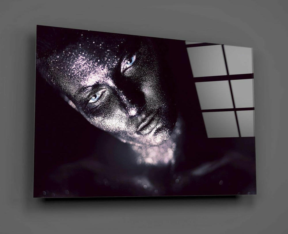 Kadın Portre Cam Tablo No:1211