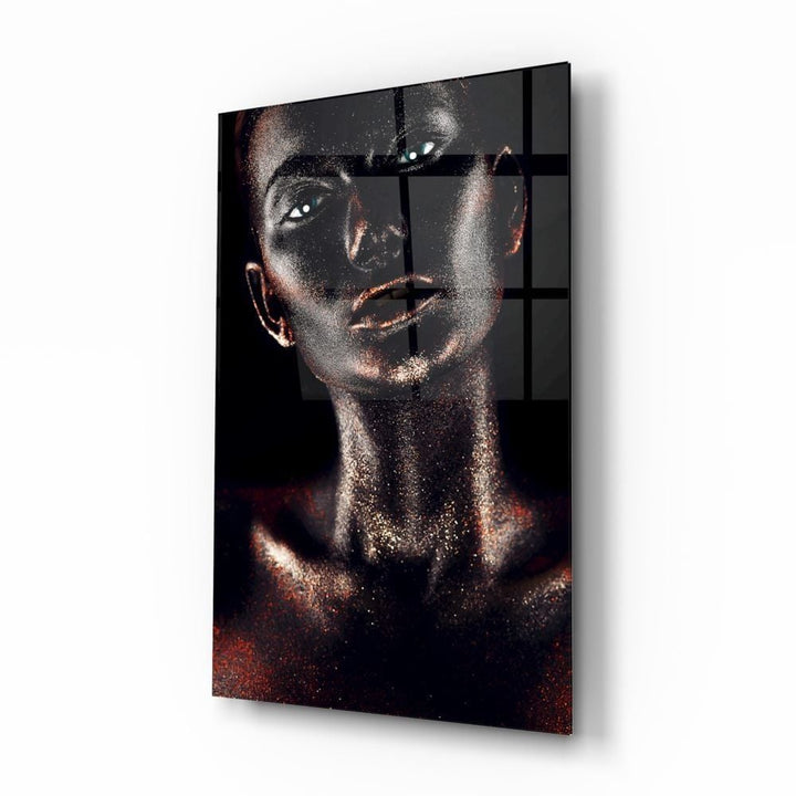 Kadın Portre Cam Tablo No:1212