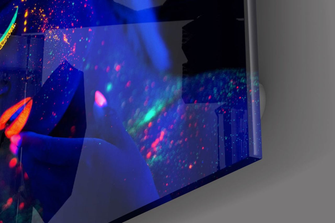 Kadın Portre Cam Tablo No:2001