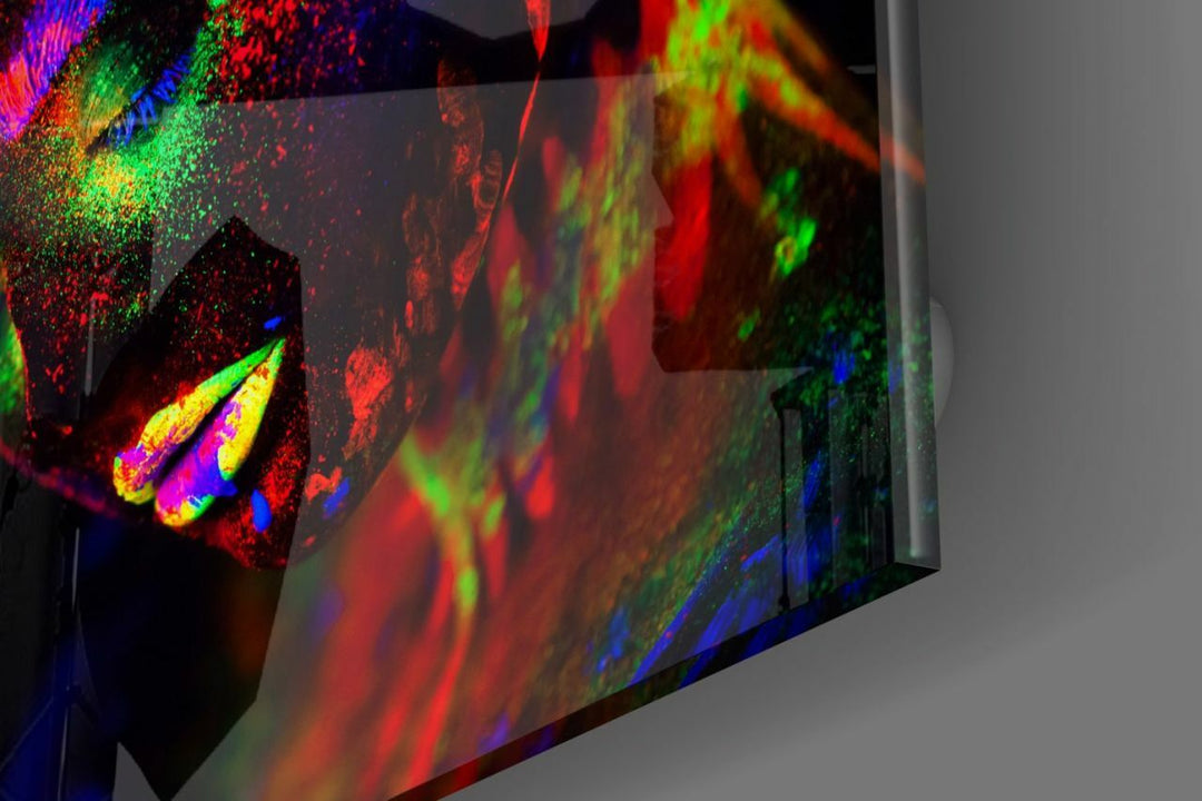 Kadın Portre Cam Tablo No:2002