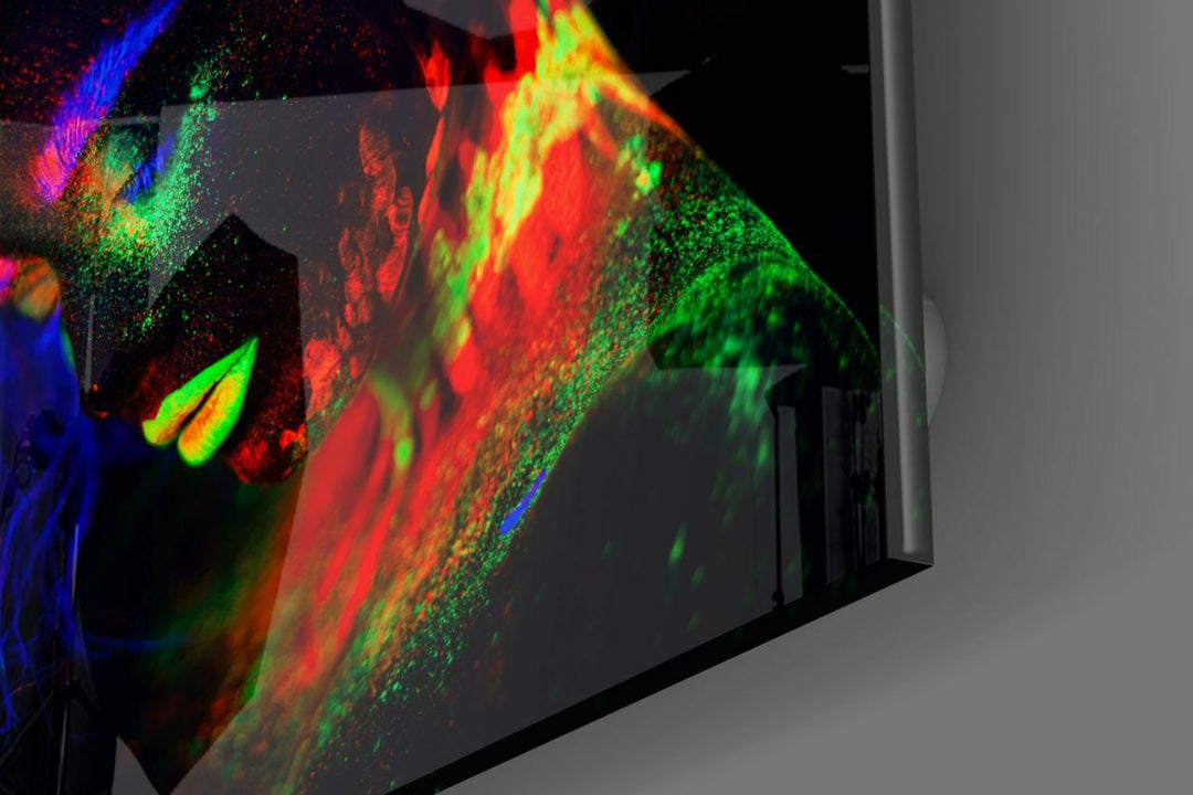 Kadın Portre Cam Tablo No:2004