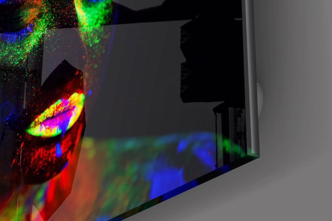 Kadın Portre Cam Tablo No:2005