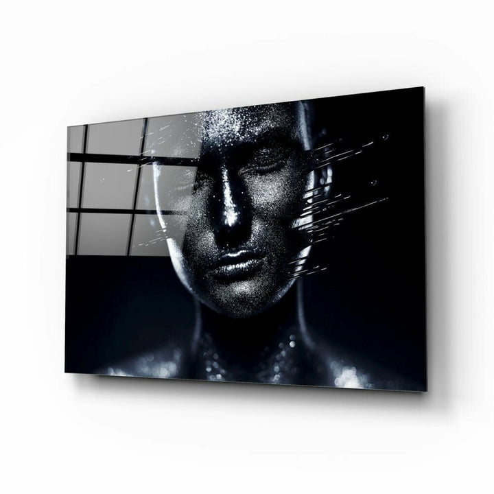 Kadın Portre Cam Tablo No:2008