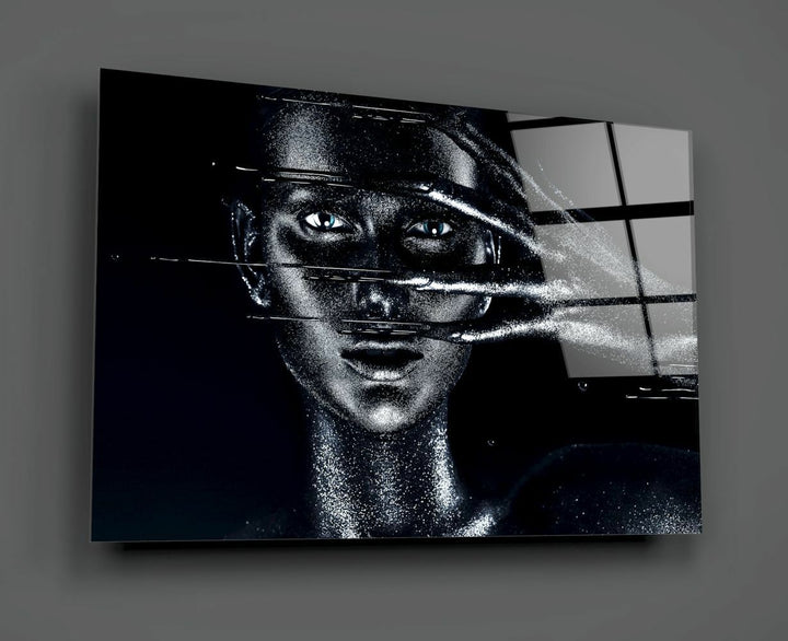 Kadın Portre Cam Tablo No:2009