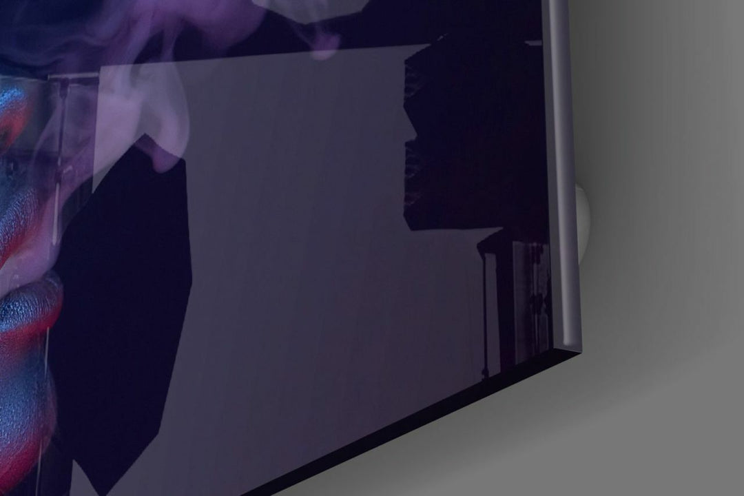 Kadın Portre Cam Tablo No:2029