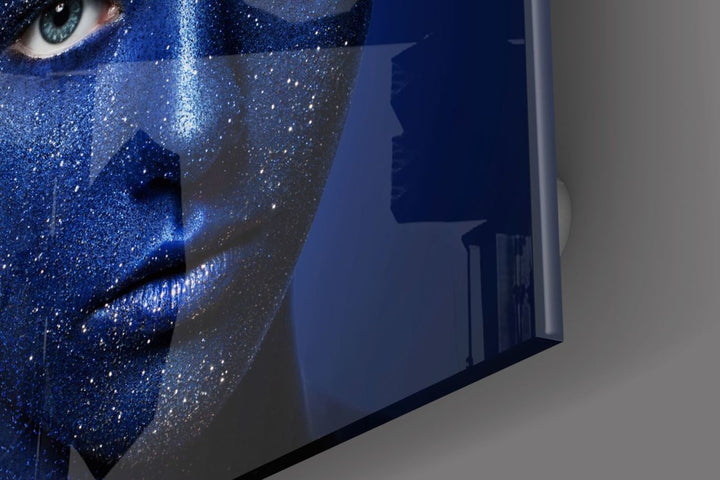 Kadın Portre Cam Tablo No:2031