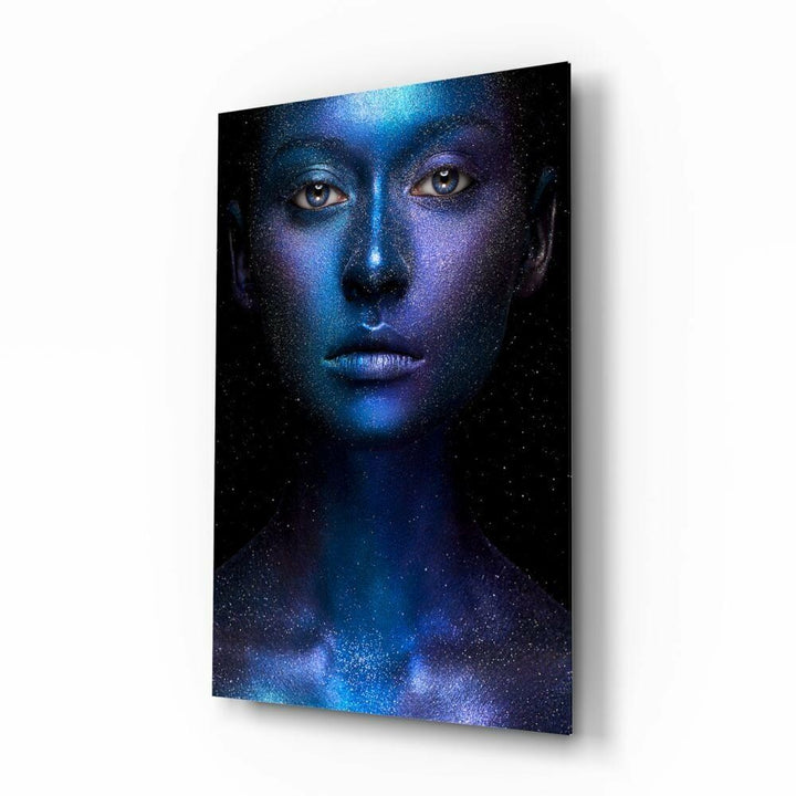 Kadın Portre Cam Tablo No:2092